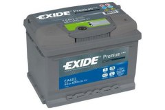 Батарея аккумуляторная 60А для FORD ECOSPORT 1.5 Ti 2013-, код двигателя UEJB, V см3 1498, кВт 82, л.с. 112, бензин, EXIDE EA602